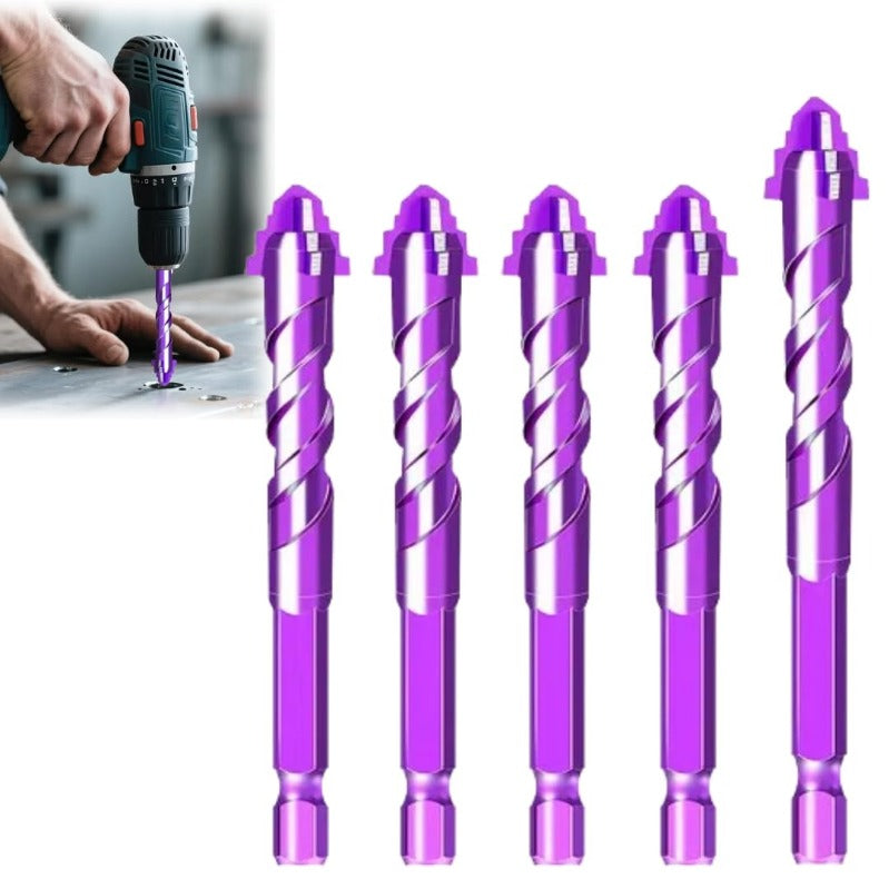 Premium 4-Edge Violet Drill Bit Set - Halri