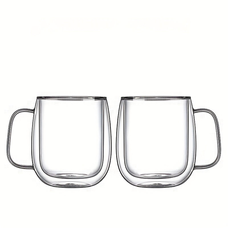 Insulated Double Wall Glass Coffee Mug