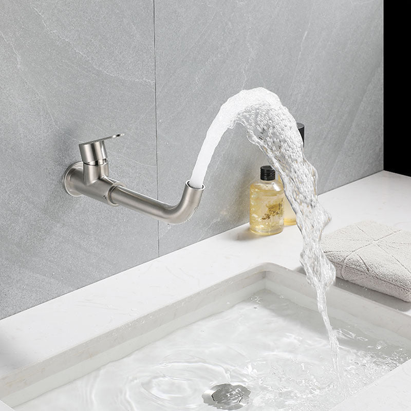 Stylish Chrome Bathroom Faucet Mixer Tap