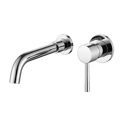 Modern Single Handle Wall Mount Bathroom Faucet - Halri