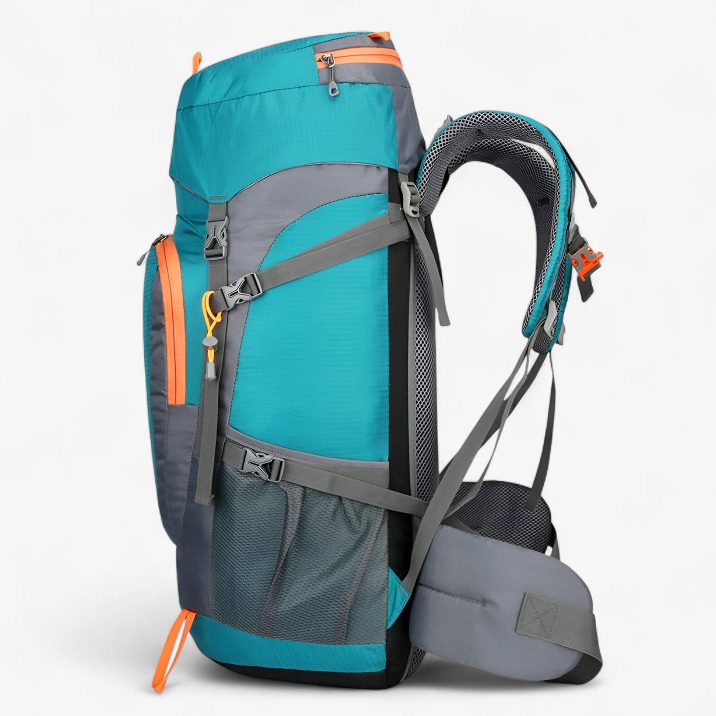 Large Water Resistant Hiking Backpack, Tough Nylon, Comfort Straps