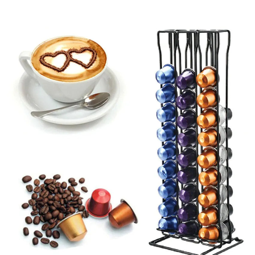 Compact Coffee Pod Stand Holder - Sleek and Modern - Halri