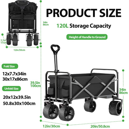 Collapsible Lightweight Utility Wagon