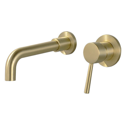 Commercial 2-Handle Wall Mount Bathroom Sink Faucet