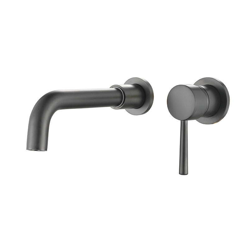 Commercial 2-Handle Wall Mount Bathroom Sink Faucet