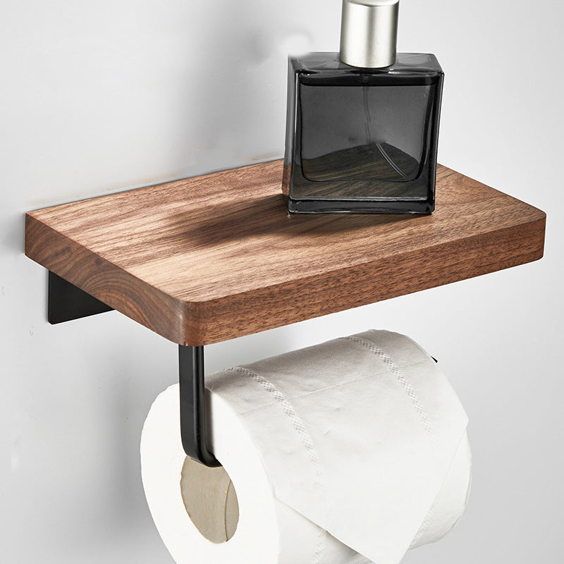 Modern Wooden Aluminum Bathroom Accessory Set