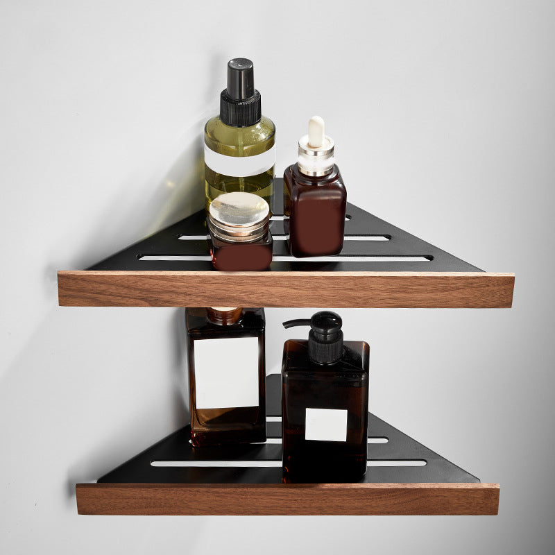 Modern Wooden Aluminum Bathroom Accessory Set