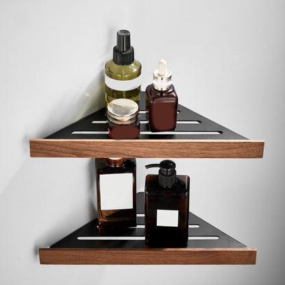 Modern Wooden Aluminum Bathroom Accessory Set
