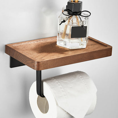Modern Wooden Aluminum Bathroom Accessory Set