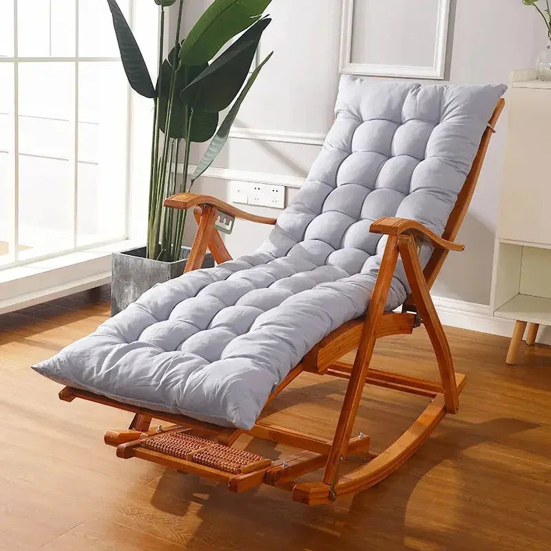 Plush Rocking Chair Cushion Extra Comfortable Seat Pad