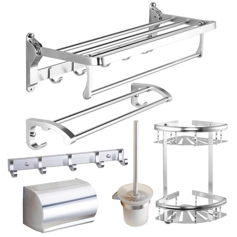 Luxury 5/6 Piece Bathroom Set with Shelf and Towel Rack - Halri