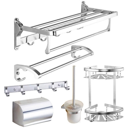 Luxury 5/6 Piece Bathroom Set with Shelf and Towel Rack - Halri