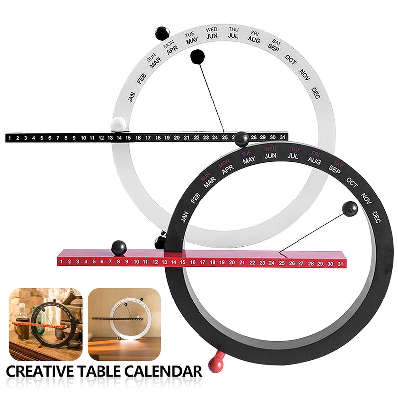 Stylish Round Magnetic Desk Calendar