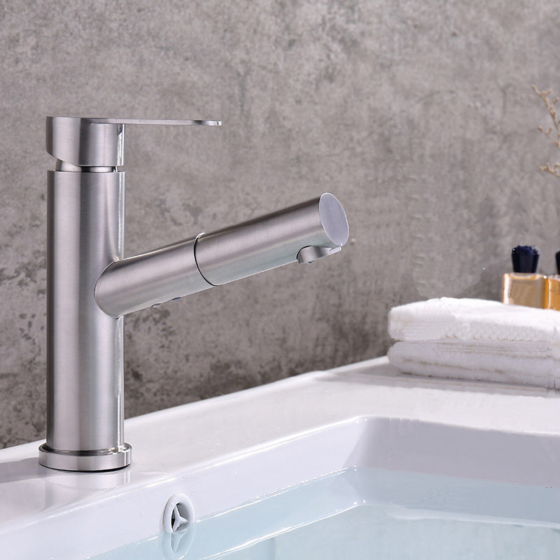 Modern Single Handle Kitchen Faucet with Rotating Spout