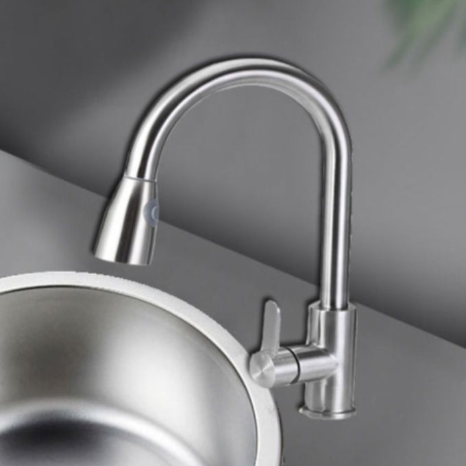 Durable Stainless Steel Sink with Drain Basket
