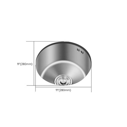 Durable Stainless Steel Sink with Drain Basket