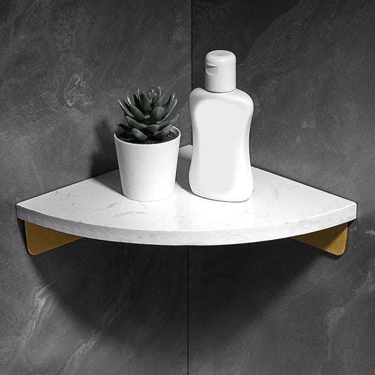 Luxury Marble Bathroom Accessory Set Modern Metal Shelf - Halri