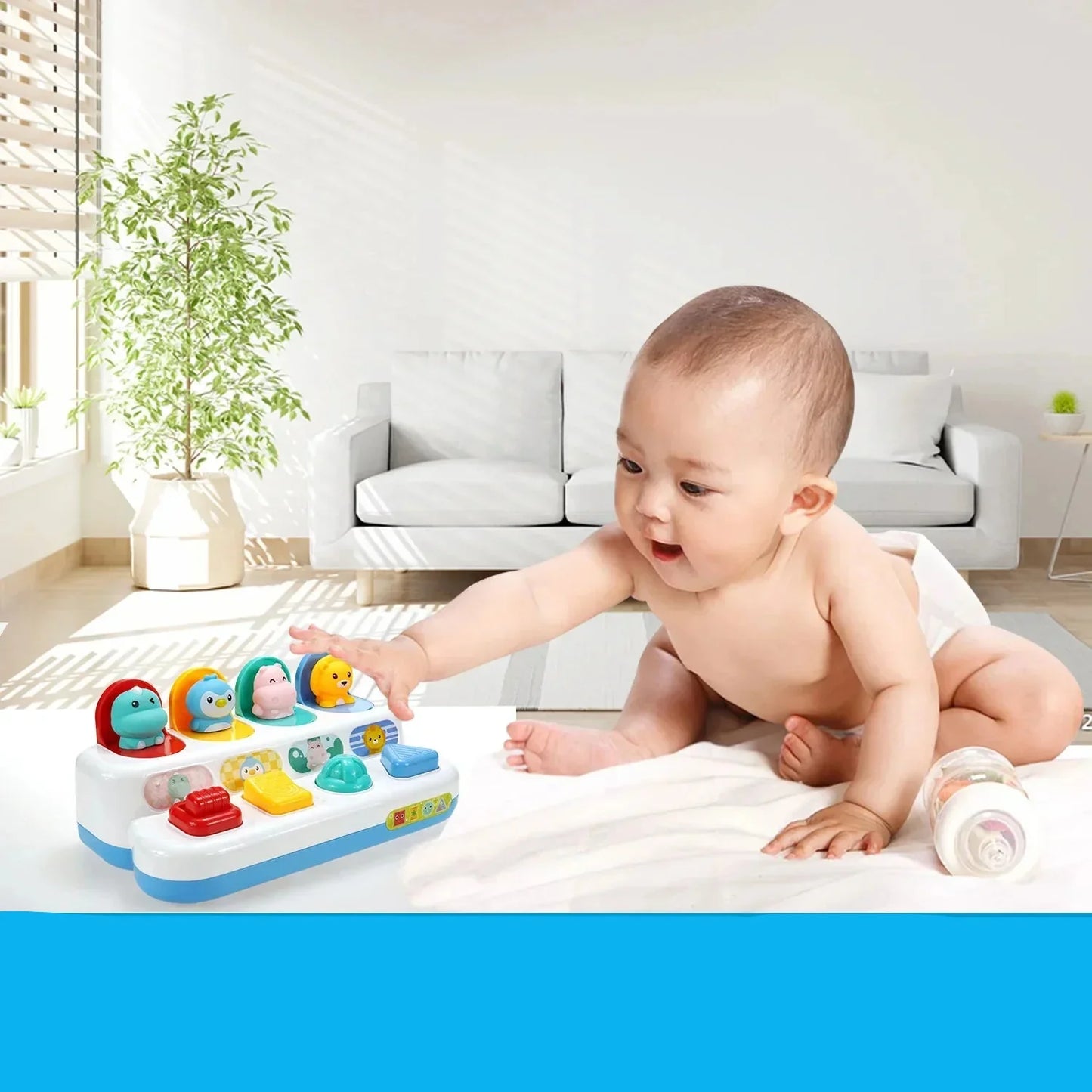 Colorful Baby Play Button Toy - Halri