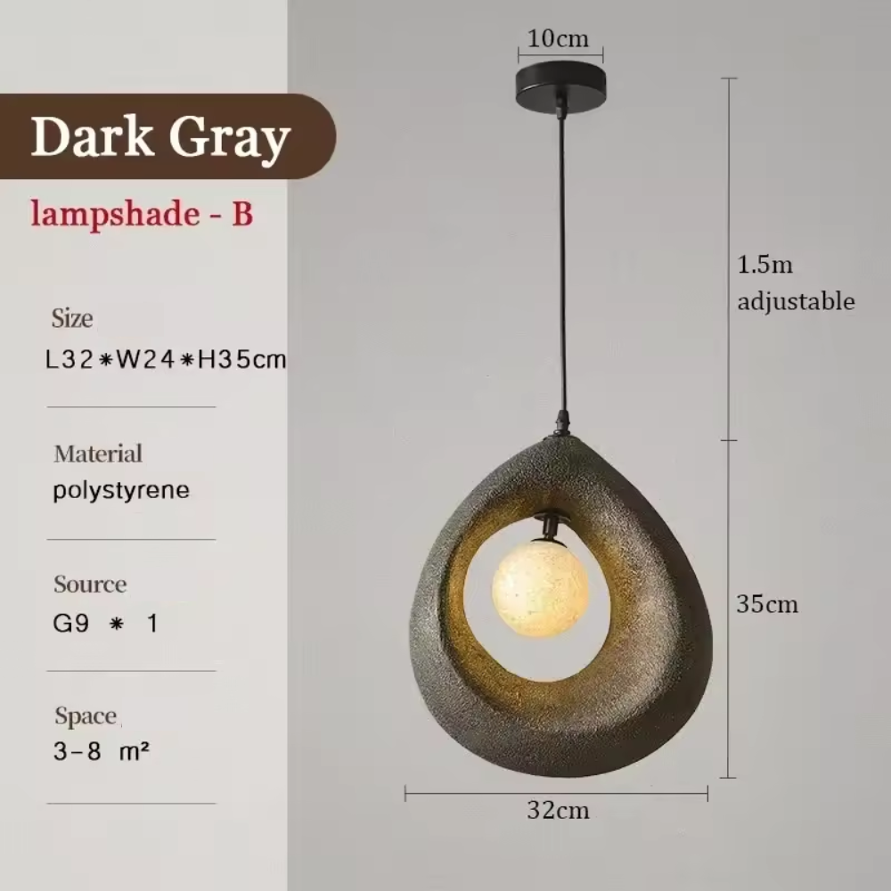 Simple Japanese Style Hanging Lamp