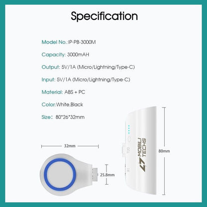 Compact Travel Mobile Charger