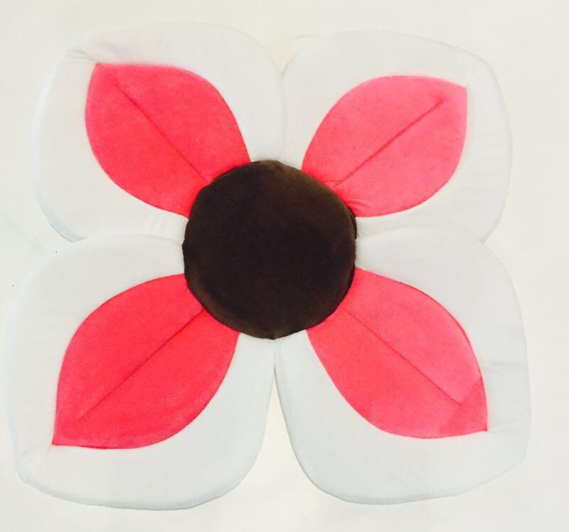 Soft Flower Baby Bath Mat - Non Slip Bathing Pad