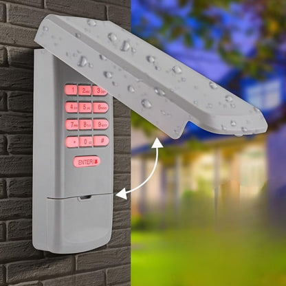 Easy Install Garage Door Keypad Opener Control