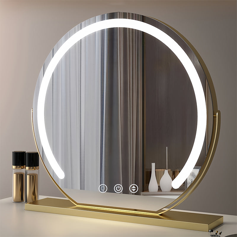 Bright LED Vanity Mirror with Touch Control & Rotation