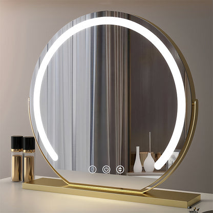 Bright LED Vanity Mirror with Touch Control & Rotation