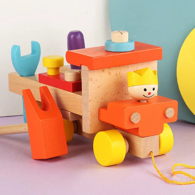 Fun Wooden Car Toy for Kids - Halri