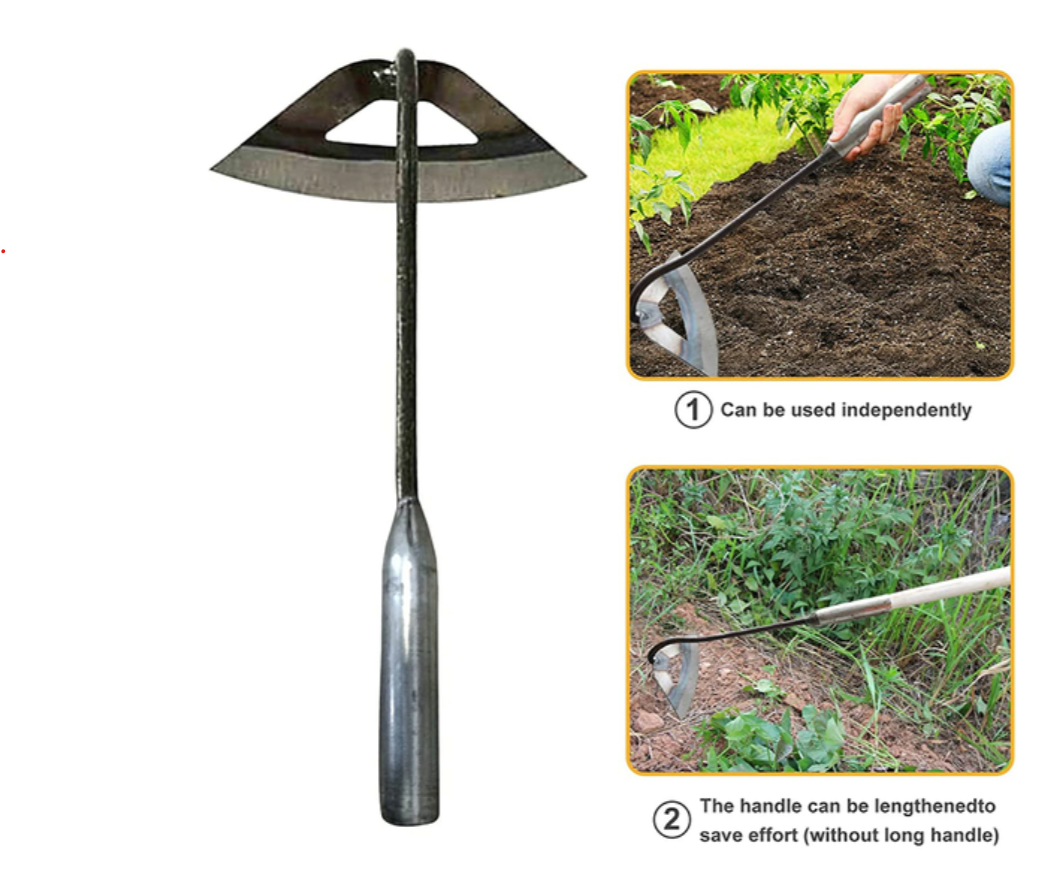 Durable Metal Garden Hoe Tool