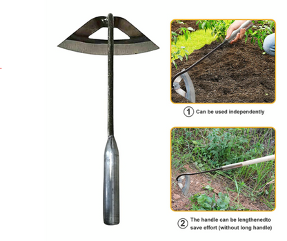 Durable Metal Garden Hoe Tool