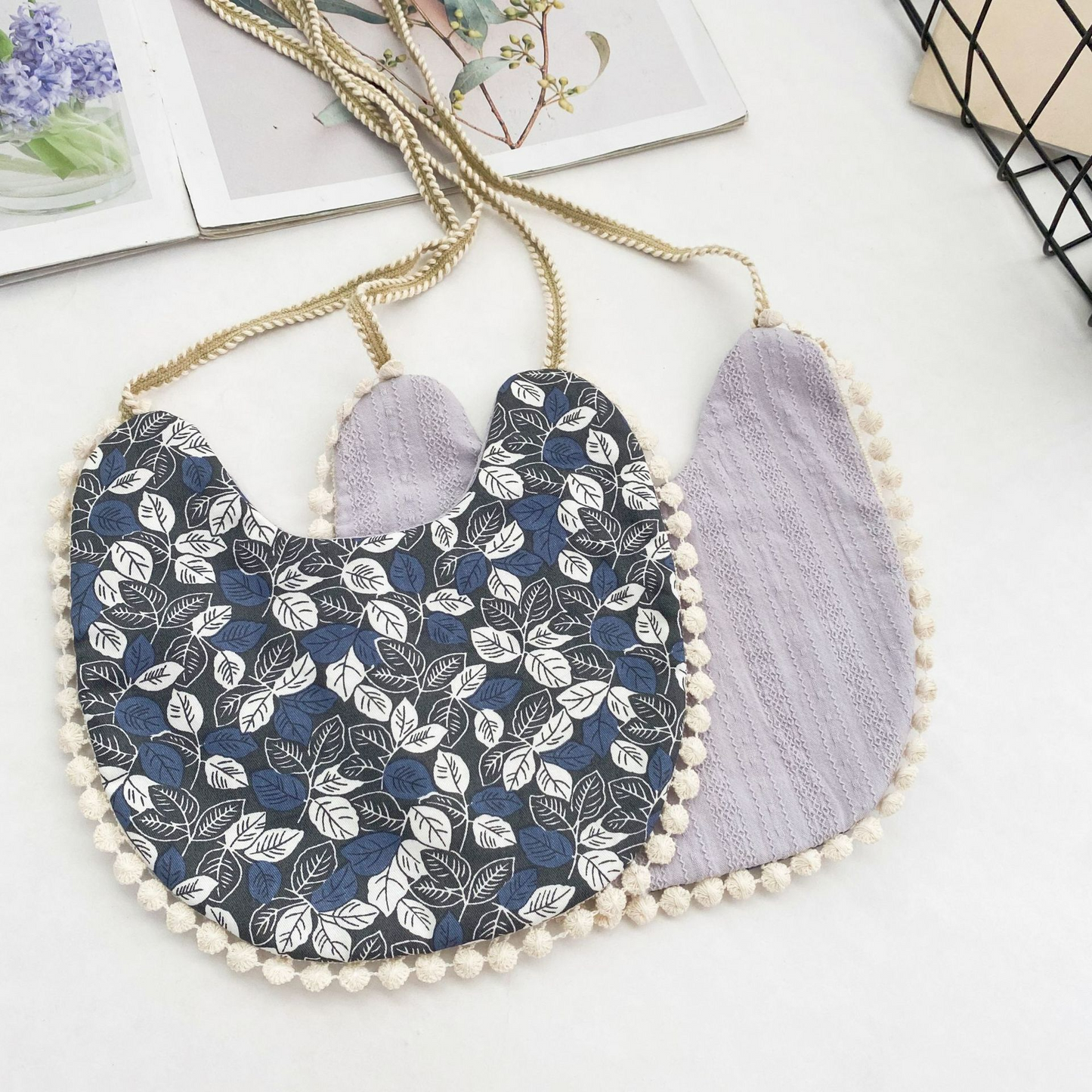 Soft Cotton Reversible Baby Bib