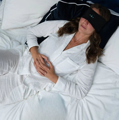 Wireless Sleep Headband - Blackout Light Blocker with Music