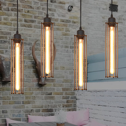 Vintage Metal Hanging LED Pendant Lamp - Halri