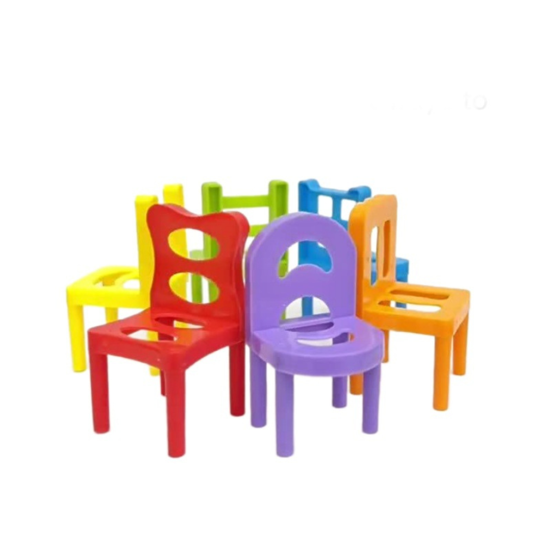 Colorful Wooden Stacking Chair Toy - Halri