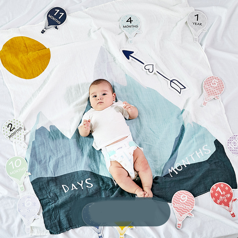 Soft Baby Blanket and Lightweight Swaddle Wrap