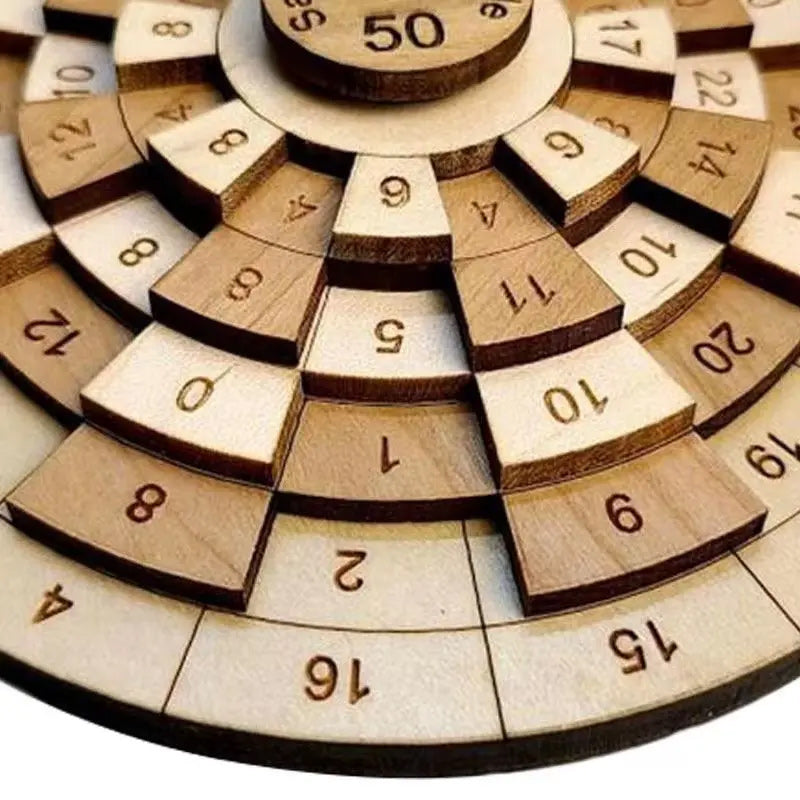Challenging Wooden Brain Teaser Puzzle Toy
