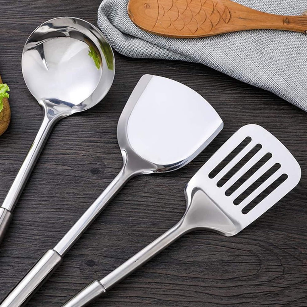 Stainless Steel 5-Piece Kitchen Utensil Set Heat Resistant