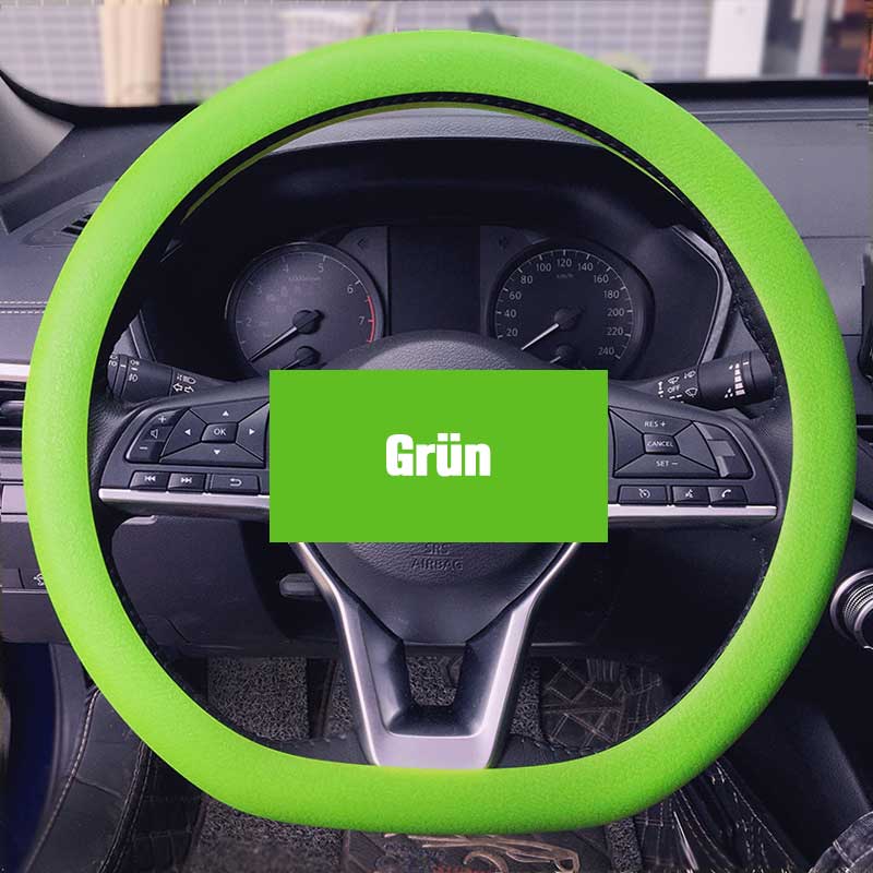 Leather Car Steering Wheel Cover