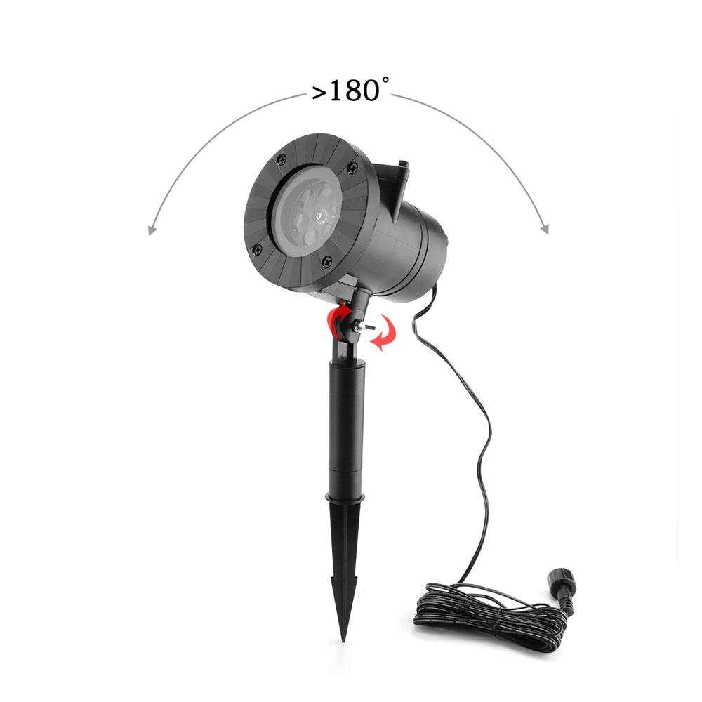 Colorful Outdoor Holiday Laser Light Show Projector