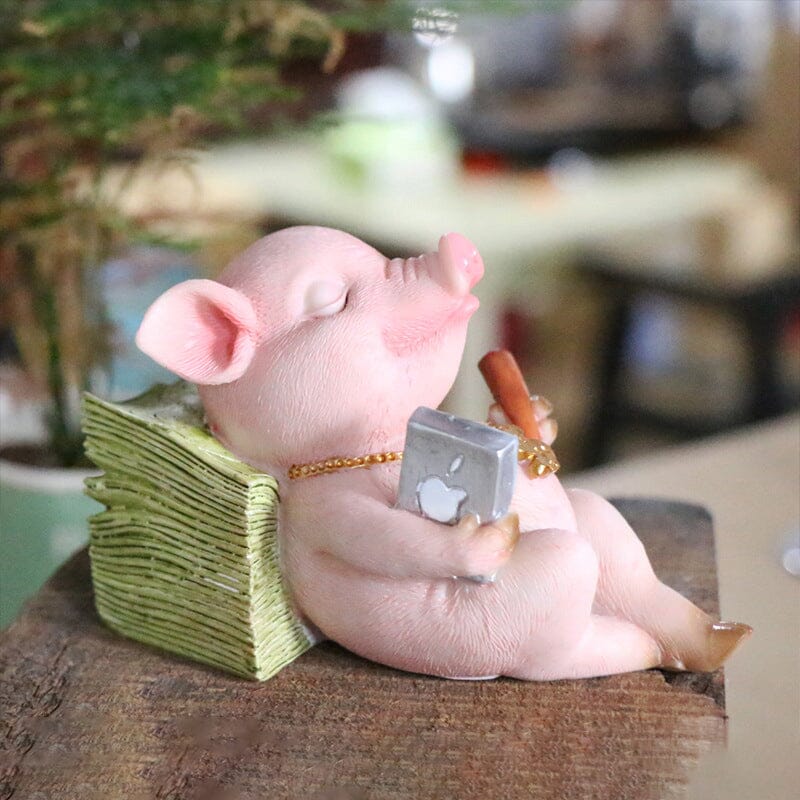 Adorable Pig Figurine Decoration