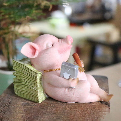 Adorable Pig Figurine Decoration