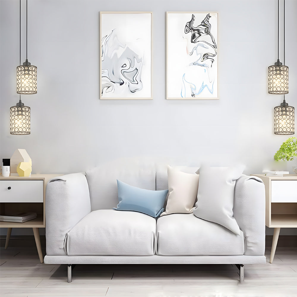 Luxurious Crystal Drop Pendant Lamp - Halri