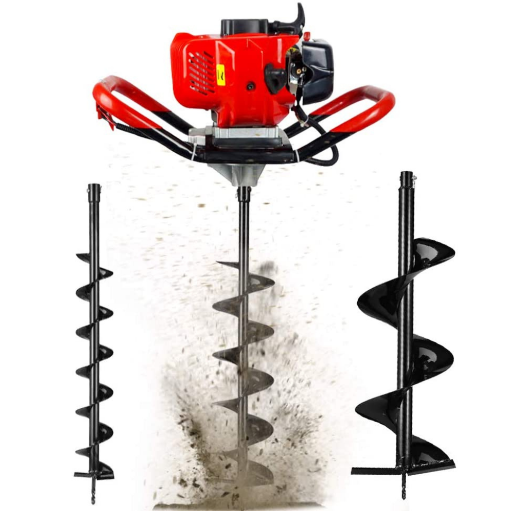 Heavy Duty Auger Drill with Drill Bits for Digging
