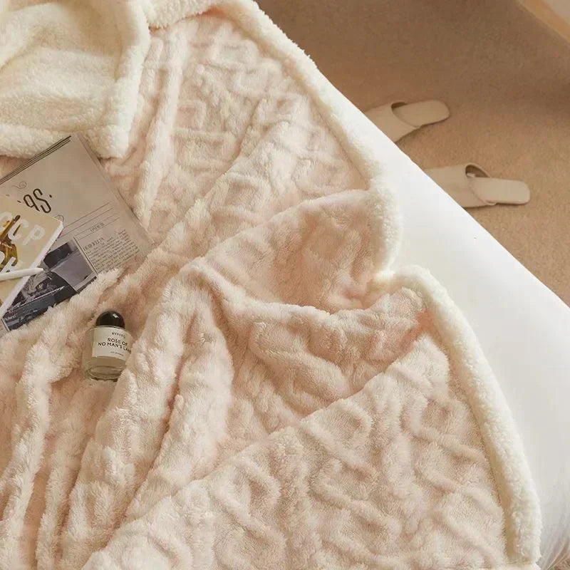 Plush Winter Wool Blanket