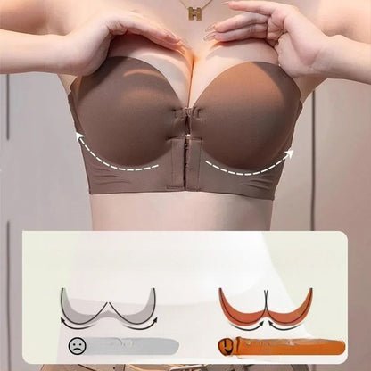 Comfortable Wireless Front Hook Bra
