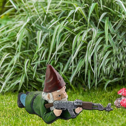 Tough Outdoor Soldier Gnome