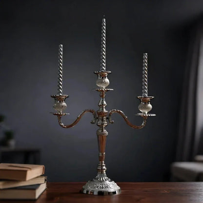 Luxurious Gold Candle Holder