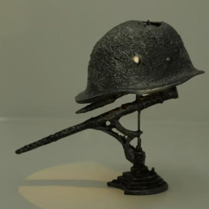 Retro Metal Helmet Desk Lamp – Classic Vintage Home Lighting