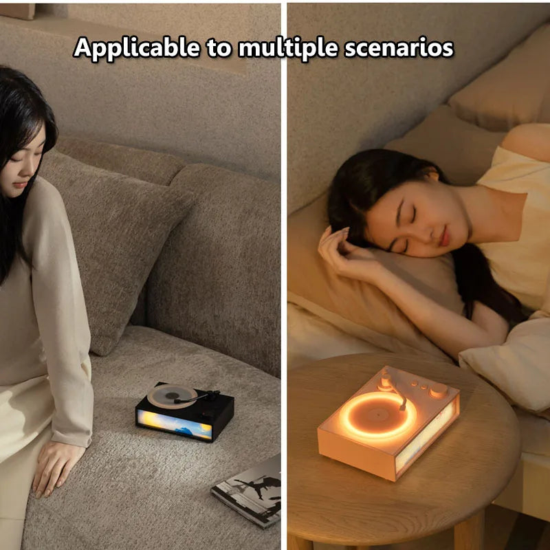 Relaxing Wireless Speaker with Colorful Nightlight